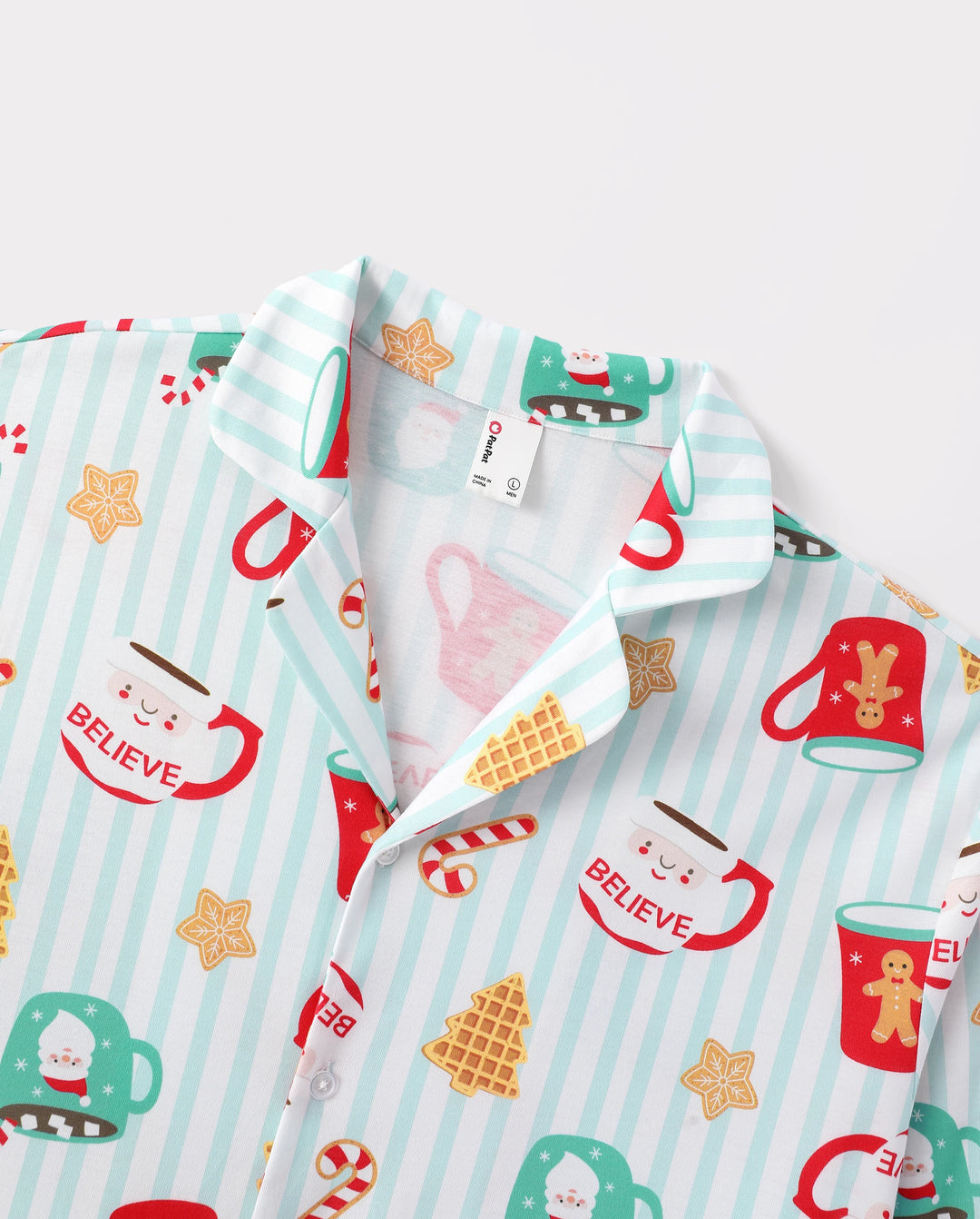 Christmas Matching Family Pajamas Mug Print Teal