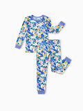 Christmas / Halloween Pajama 2-piece Bamboo Pajamas Set With Childlike Print for Baby / Toddler( Snug-Fitting) Violet