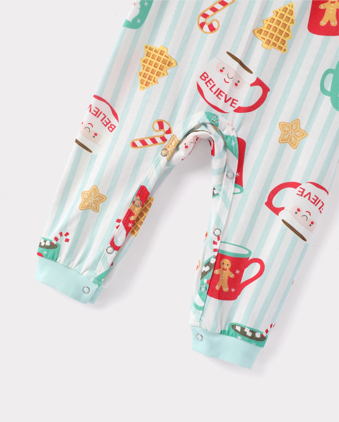 Christmas Matching Family Pajamas Mug Print Teal