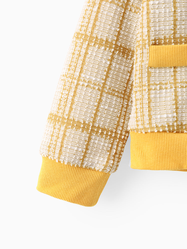 Disney Princess Belle Tweed Cardigan And Skirt Set Yellow