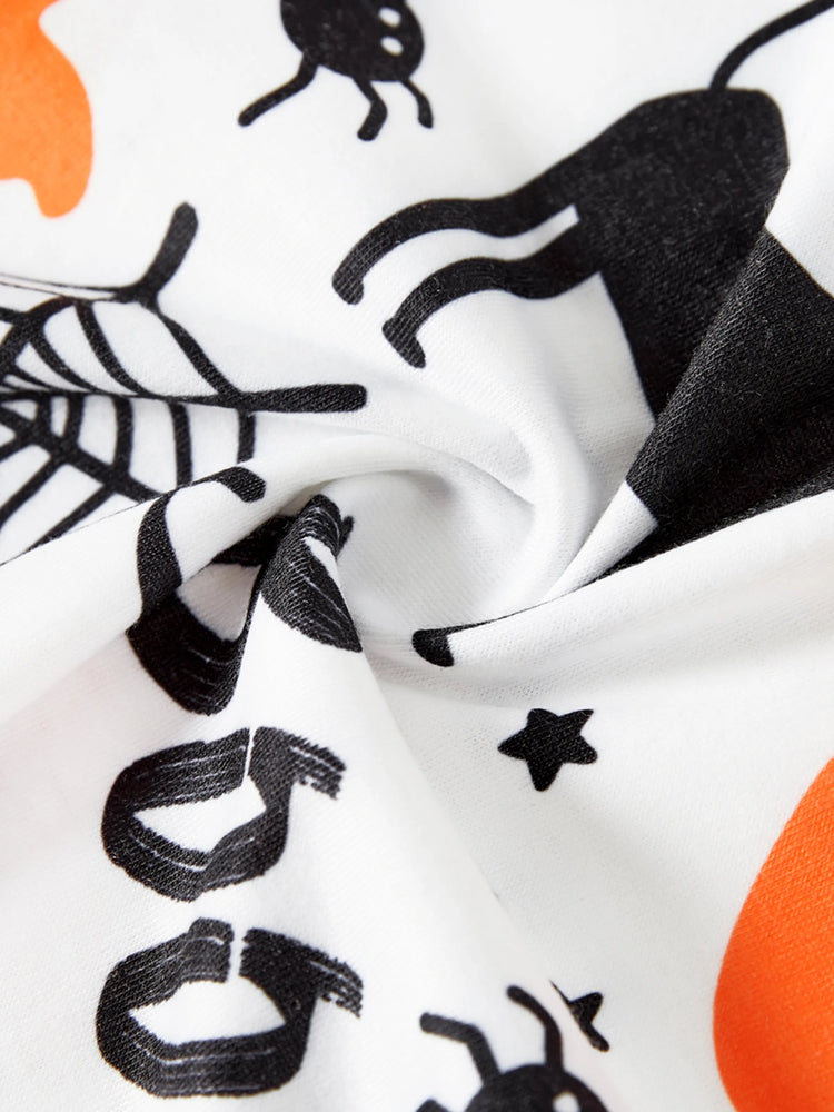 Tenues d'Halloween pour toute la famille : robes sans manches à bretelles spaghetti et hauts à manches courtes