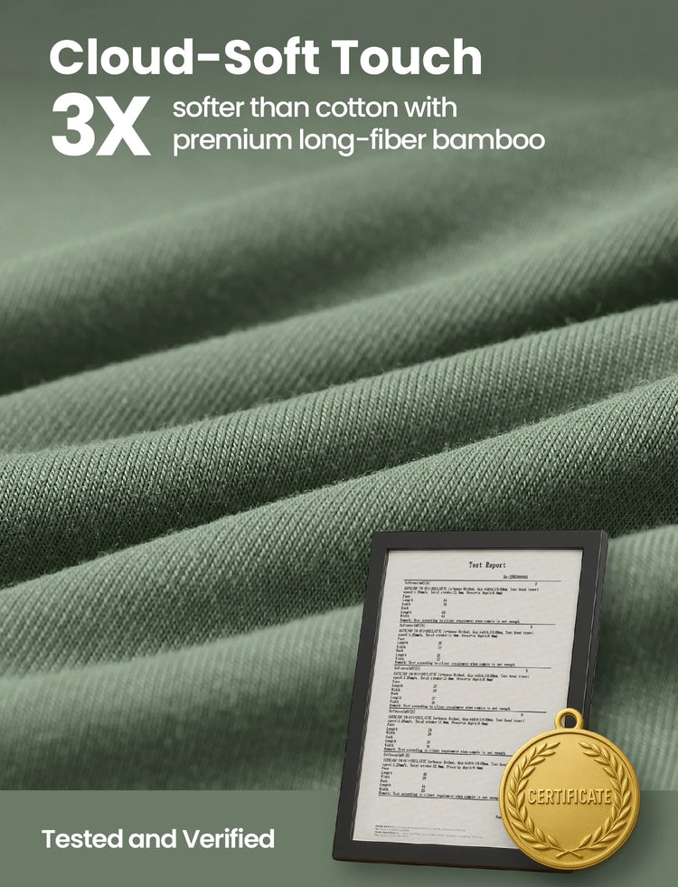 Bambus Baby Junge/Mädchen 2er-Pack Solid & Printed Strampler Set grün