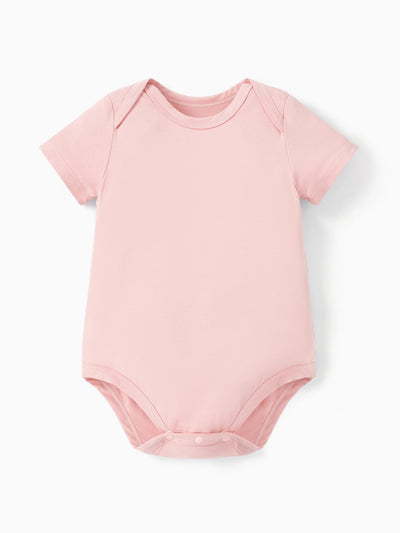 Bamboo Baby Boy/Girl Casual Romper Pink