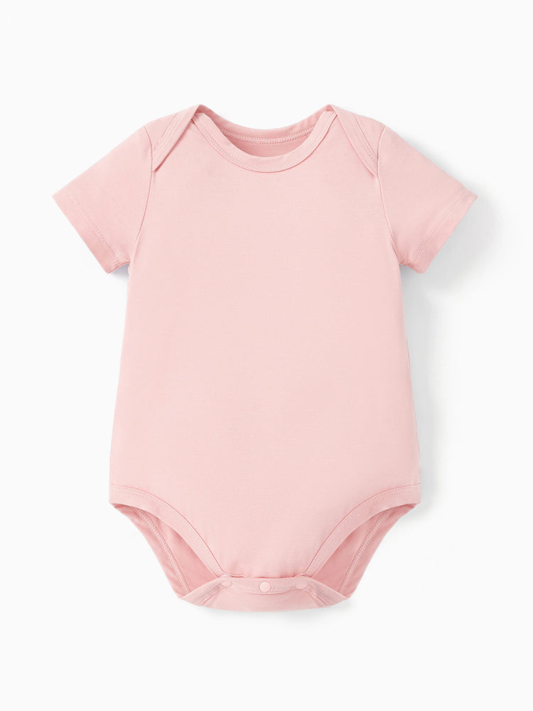 Bamboo Baby Boy/Girl Casual Romper Pink