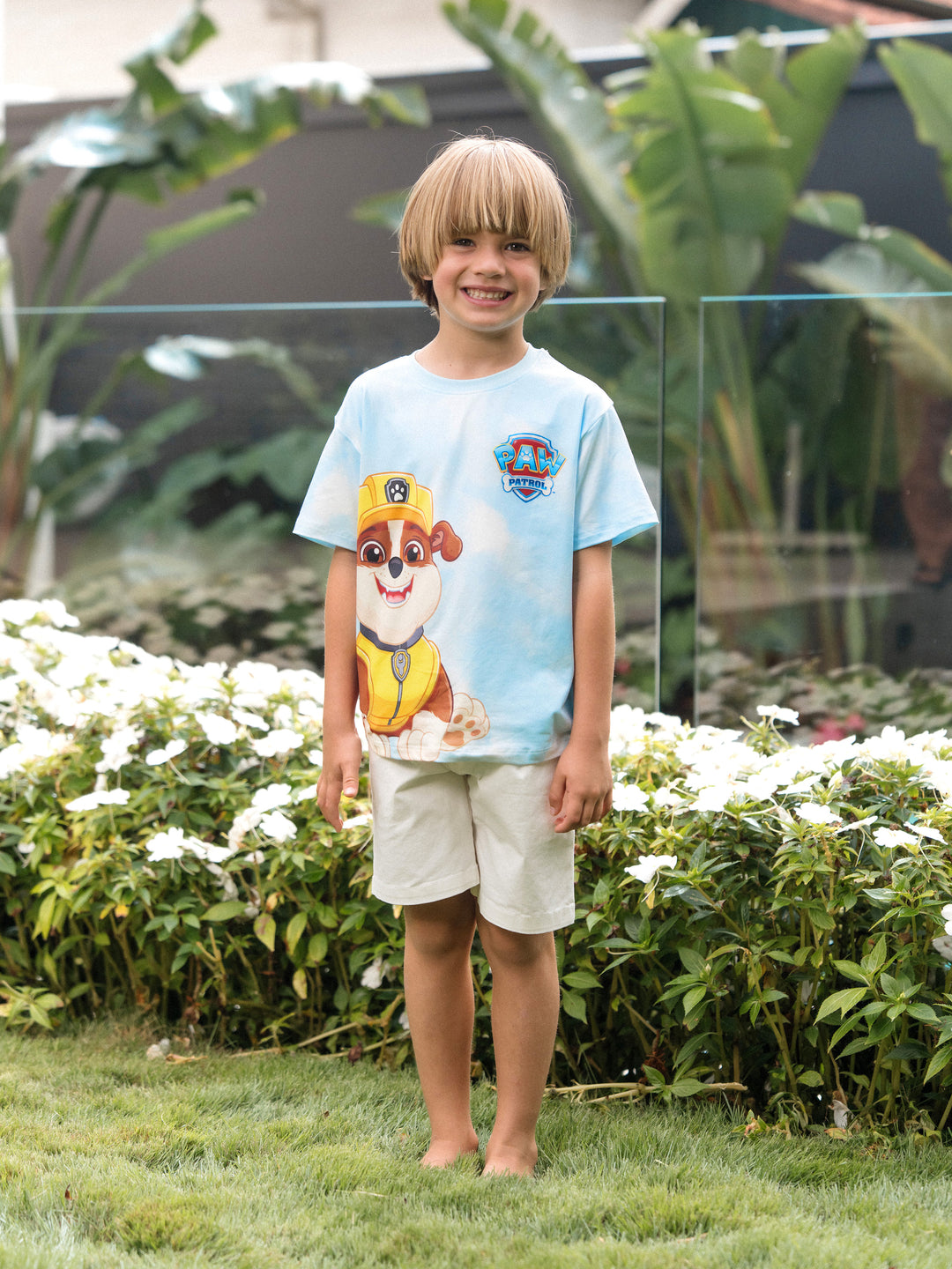 PAW Patrol Familien-Matching Casual T-Shirt mit Batik-Print – Mehrfarbig