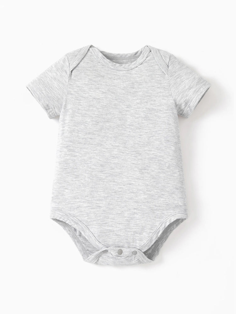 Bamboo Baby Boy/Girl Casual Romper Grey