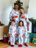 Ensemble pyjama assorti Peppa Pig de Noël avec chaussettes blanches