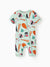 Grenouillère en bambou pour bébé garçon/fille, fermeture éclair à double sens, antidérapante, motif alimentaire enfantin, vêtements de nuit en bambou (bien ajustés)
 Vert