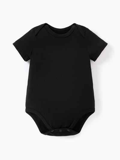 Bamboo Baby Boy/Girl Casual Romper Black