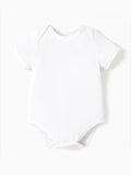 Bamboo Baby Boy/Girl Casual Romper White