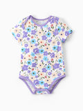 Bamboo Baby Boy/Girl 1pc Allover Print  Bodysuits  Purple