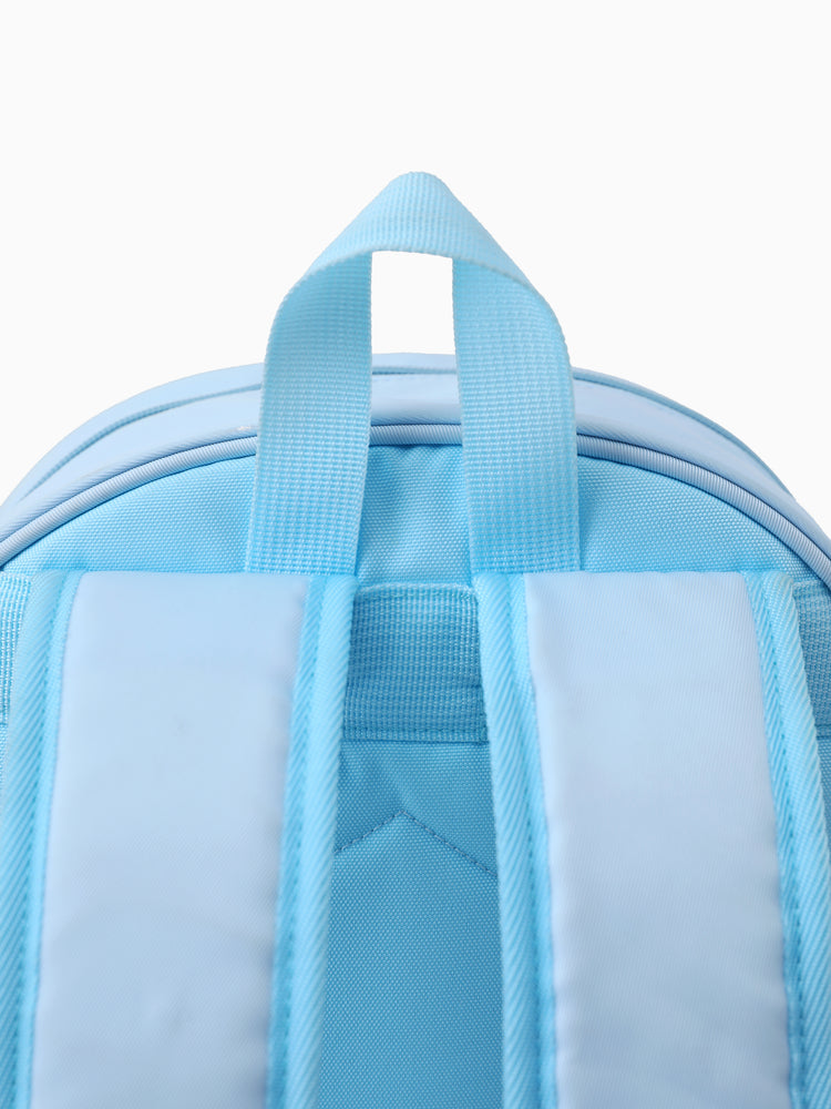 Disney Frozen Toddler Girl Elsa and Olaf Backpack with Chest Strap & Bottle Pockets Blue