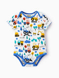 Bamboo Baby Boy/Girl 1pc Allover Print  Bodysuits  Royal Blue