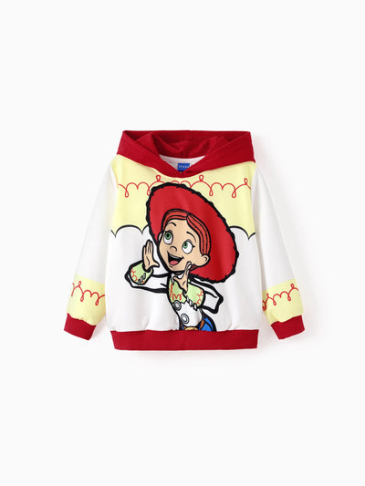 Haut à capuche côtelé rouge pour petite fille Toy Story Jessie