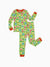 Christmas / Halloween Pajama 2-Piece Upgraded Thick Bamboo Pajama Set With Childlike Print for Toddler / Kids Girl (Snug-Fitting) Green