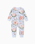 Bloom & Blossoms Bamboo Zip-Up Baby Pajamas