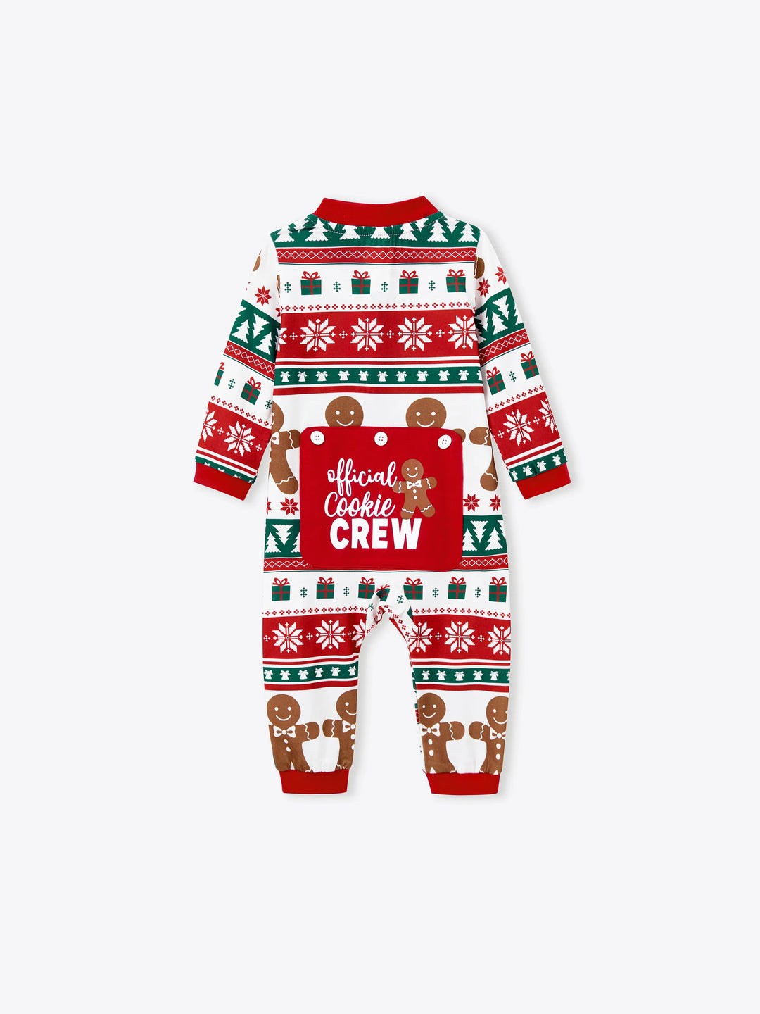 Conjunto de pijama familiar navideño a juego, pijama con estampado de cuadros navideños de jengibre y calcetines navideños rojos
