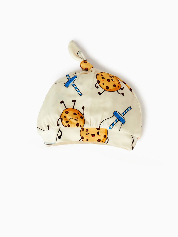 Bamboo Baby Boy/Girl Animal Printed 2-Way Zip Onesies Anti Slip Long-sleeve Footie with Hairband Blue