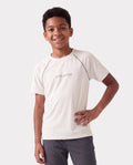 PatPat Lightflow Activewear Kid Boy Athletic Ultra Lightweight & Quick Dry Short Sleeve T-Shirt Apricot