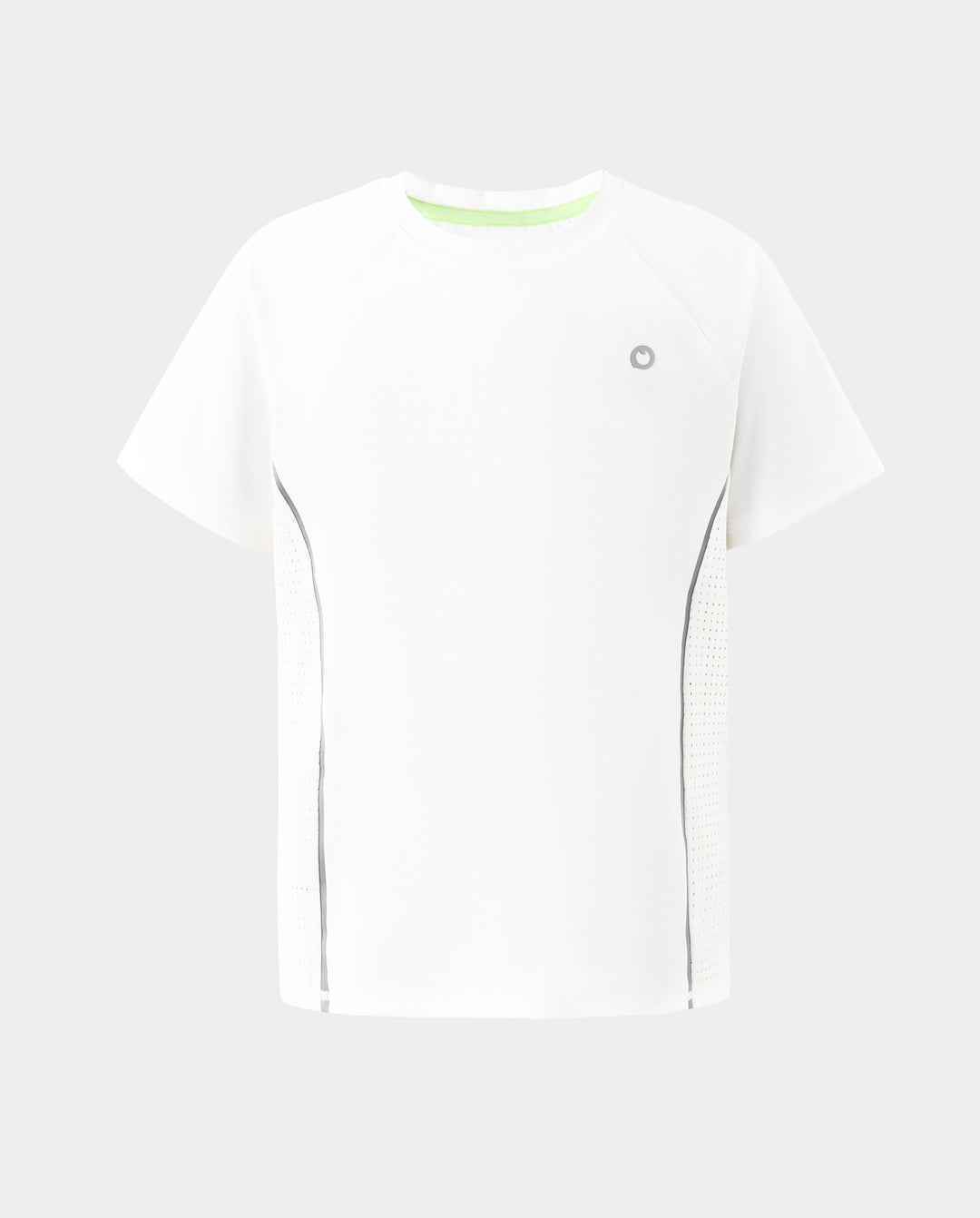 T-shirt de sport PatPat Rapidair Activewear pour enfant, garçon/fille, à séchage rapide et à refroidissement instantané, UPF 100+, anti-éruption cutanée, blanc