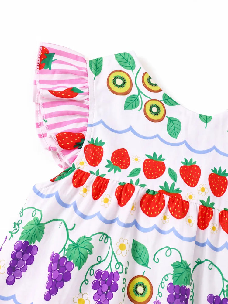 Fresh Market Toddler Girl Fruity Top & Shorts Set Multi-color