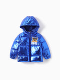 PAW Patrol Toddler Boy Chase Bright Hooded Quilted Puffer Jacket Coat Blue