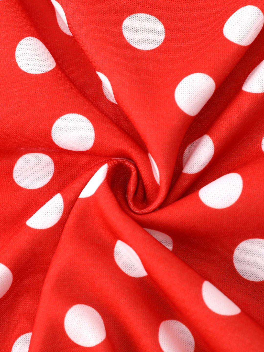 Disney Mickey and Friends Toddler/Kid Girl Minnie Polka Dots Print Hooded Sweatshirt Red