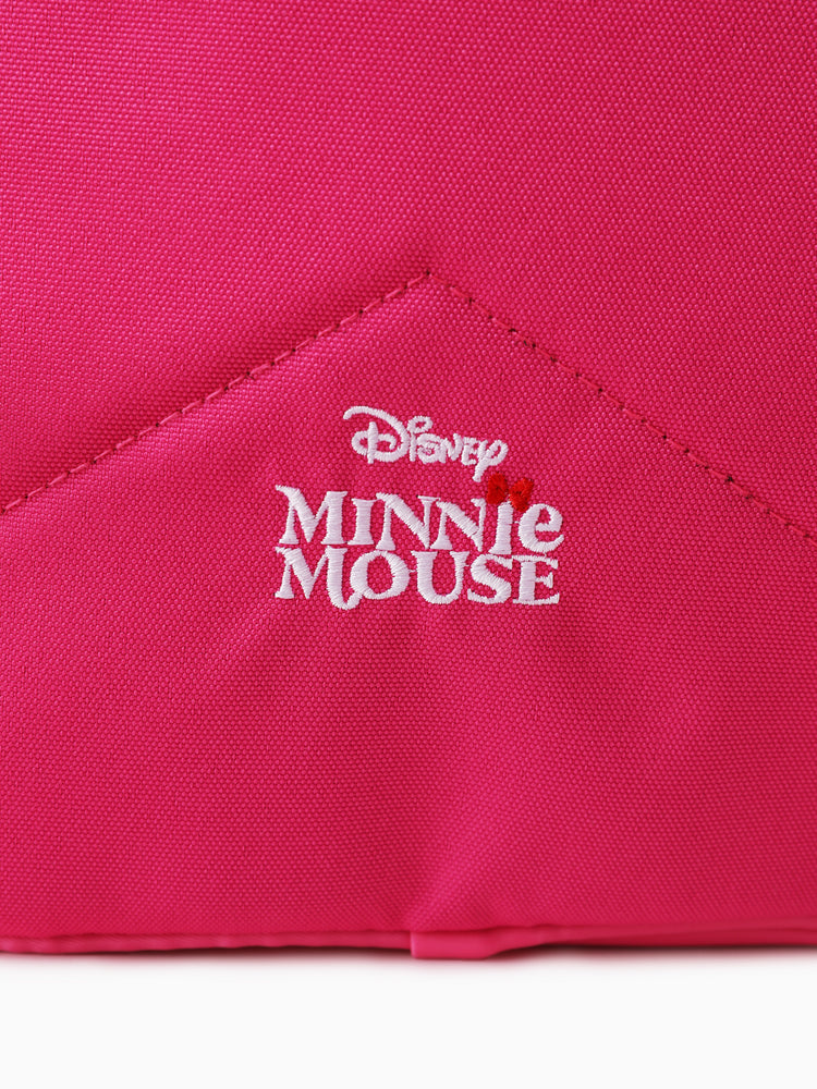 Disney Mickey and Friends Toddler Girl Minnie Backpack with Chest Strap & Bottle Pockets Hot Pink