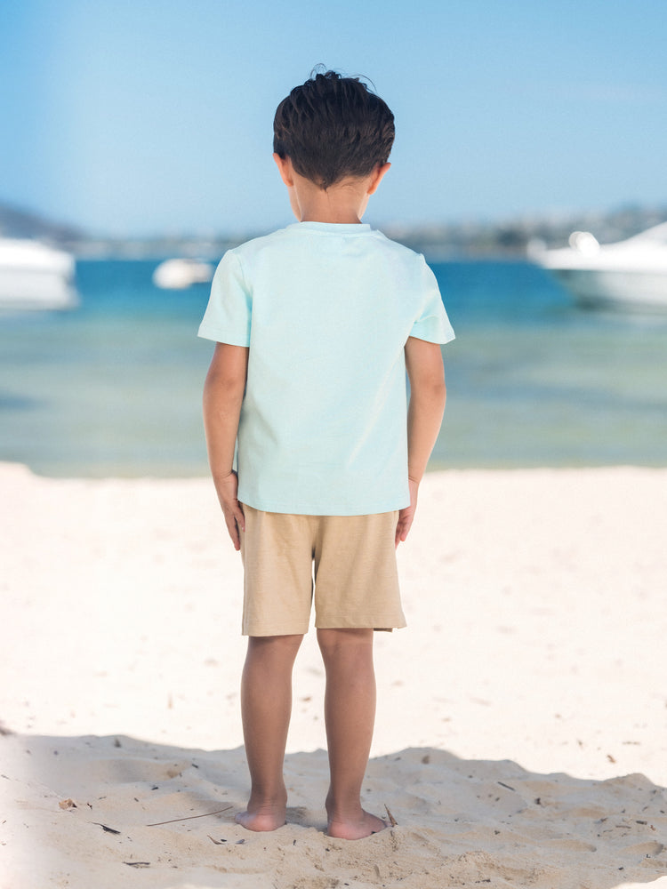 PAW Patrol Matching Family Floral Dress/ Cotton Top Turquoise