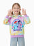 My Little Pony Toddler Girl Childlike Hooded Tie-dyed Sweatshirt Multi-color