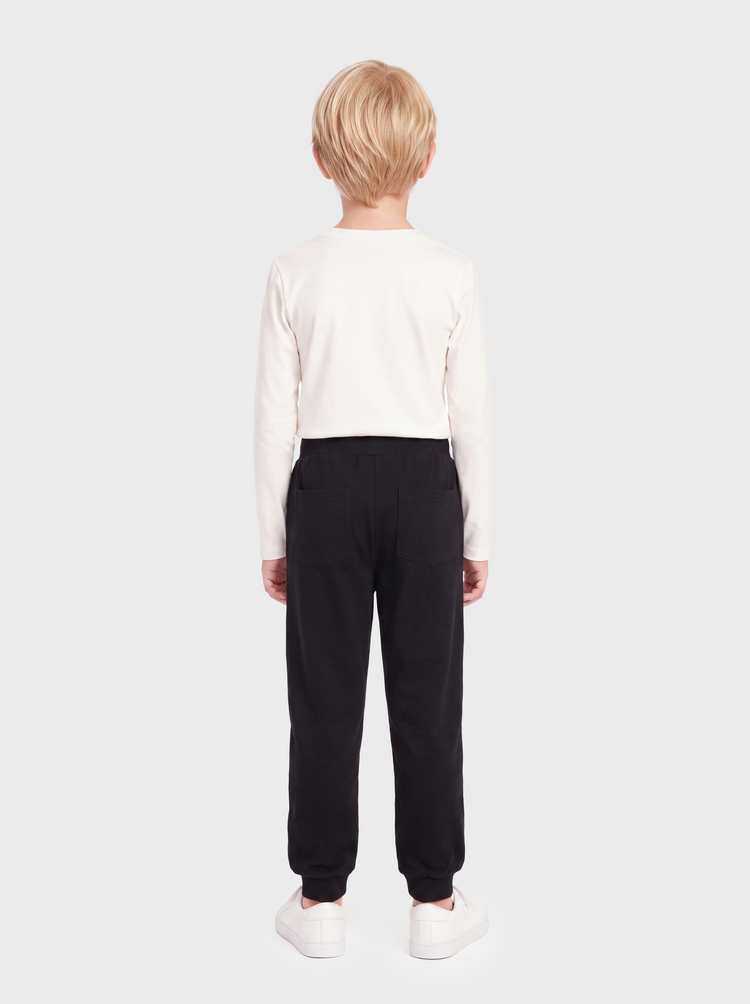 Toddler/Kids Unisex Solid Jogger Pants Black