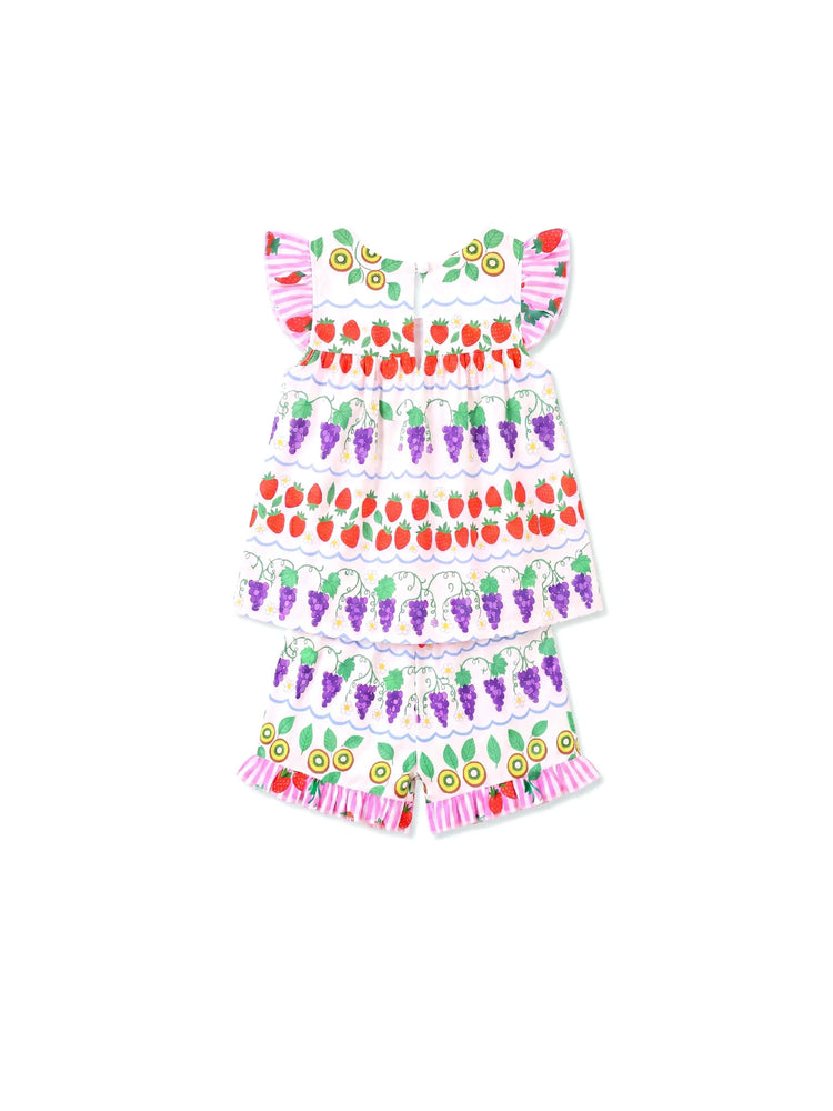 Fresh Market Toddler Girl Fruity Top & Shorts Set Multi-color