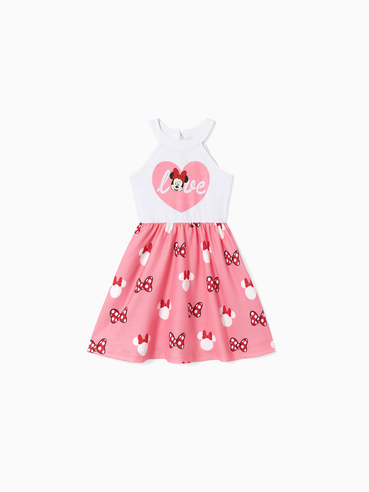 Disney Mickey and Friends Mommy & Me Minnie Heart-shaped Dress
 Pink