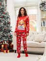 Pyjama Famille Noël En Coton - Ensemble Assorti Parents-Enfants - Manches Longues Douces - Taille Grande - Idée Cadeau Fêtes - 1