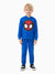 Conjunto de 2 piezas de sudadera con capucha y pantalón deportivo de manga larga de Spider-Man para niño pequeño de Marvel, color azul