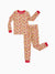 Christmas / Halloween Pajama 2-Piece Upgraded Thick Bamboo Pajama Set With Childlike Print for Toddler / Kids Girl (Snug-Fitting) Orange