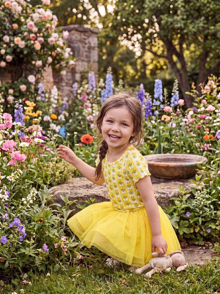 Fresh Market Toddler Girl Top & Skirt Set Yellow