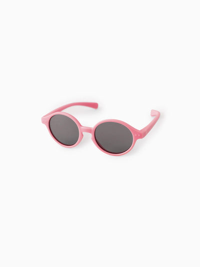 Polarized Round Baby Sunglasses Silicone Pink