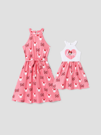 Disney Mickey and Friends Mommy & Me Minnie Heart-shaped Dress
 Pink
