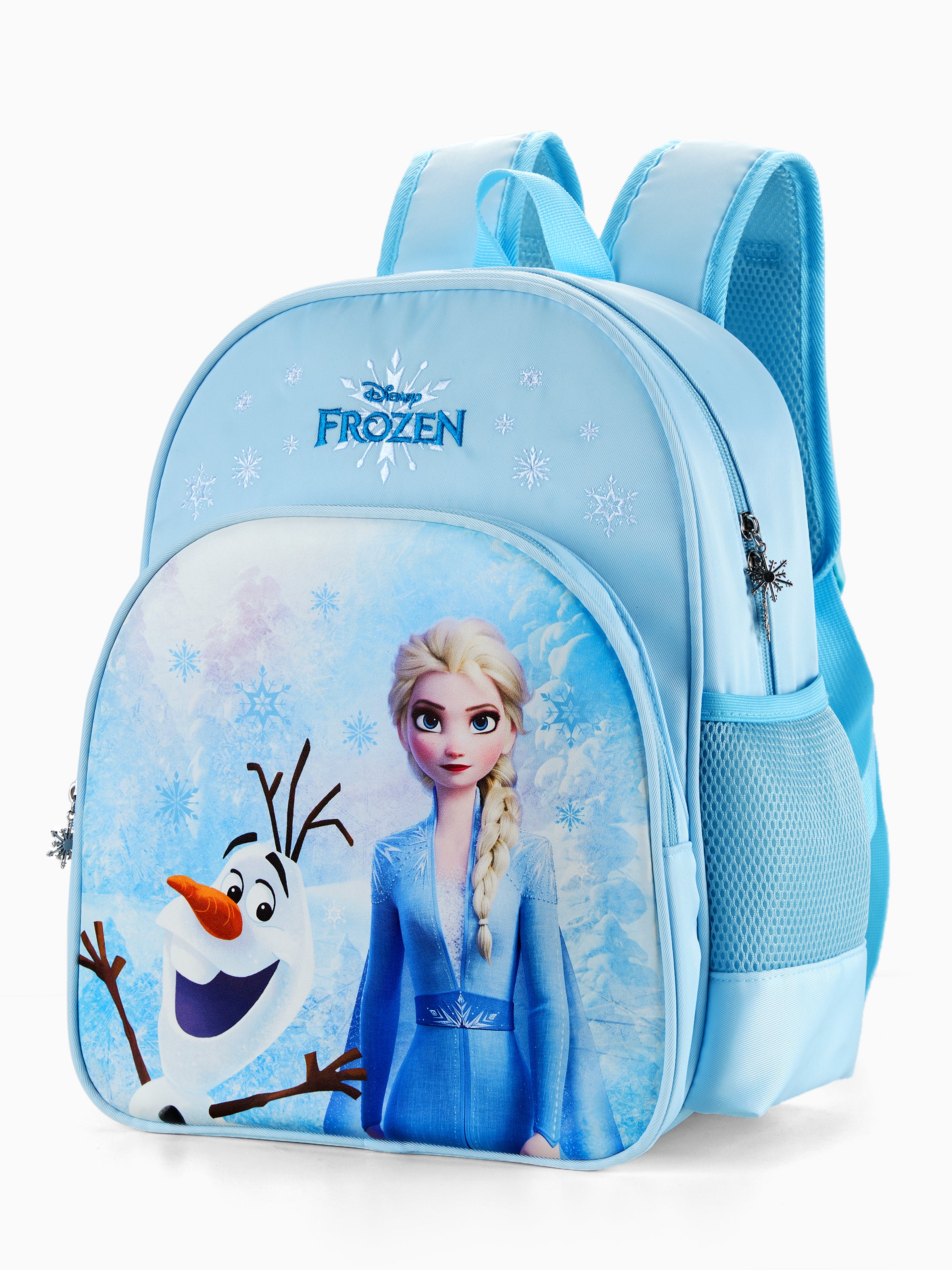 american tourister kids disney children's backpack disney frozen Mini - 13" Iconic Woven Small Backpack Daypack with Button Bundle | Adjusts to Fit Young Women, Teens, Girls, perfect for little Disney fans who love a blend of sparkle American Tourister Frozen 18" Hardside