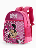 Disney Mickey and Friends Toddler Girl Minnie Backpack with Chest Strap & Bottle Pockets Hot Pink