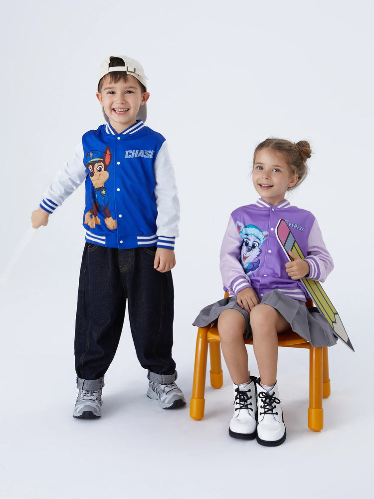 PAW Patrol Toddler Boy Chase Print Bomber Jacket Blue