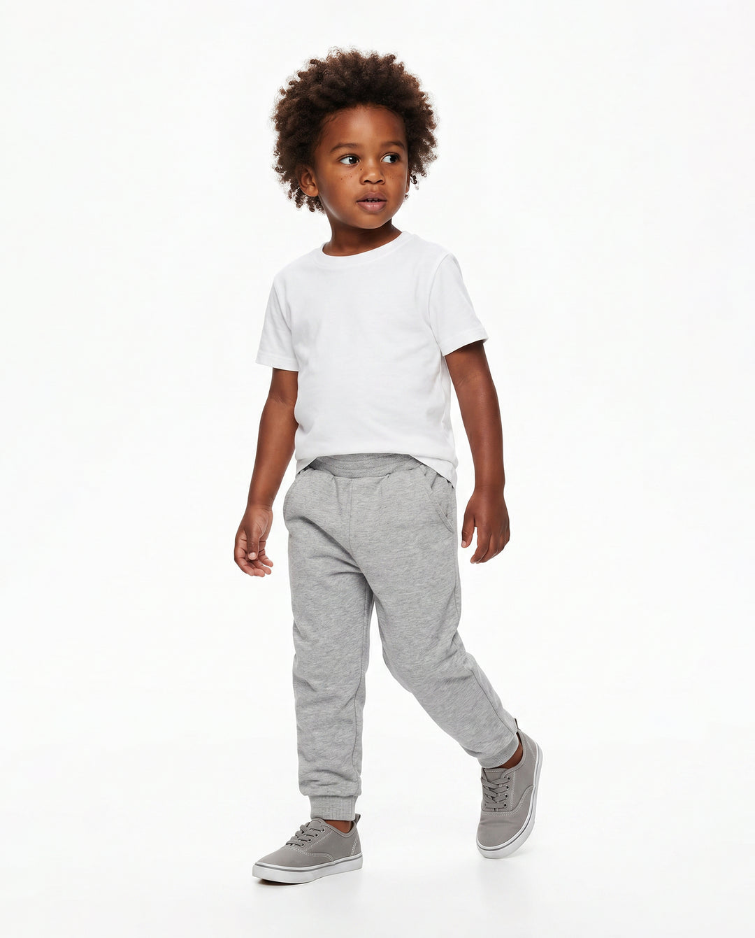 Baby / Toddler Solid Pocket Casual Pants Grey