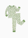 Christmas / Halloween Pajama 2-piece Bamboo Pajamas Set With Childlike Print for Baby / Toddler( Snug-Fitting) Green