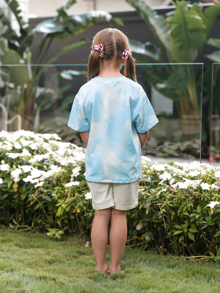 PAW Patrol Matching Family Casual Tie-dye Printed Tee Multi-color