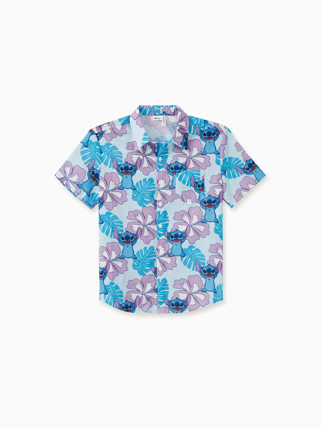 Disney Stitch Family Matching Naia™ Stitch and Hawaii Style Floral Print Sleeveless Dress/Onesie Shirt Multi-color