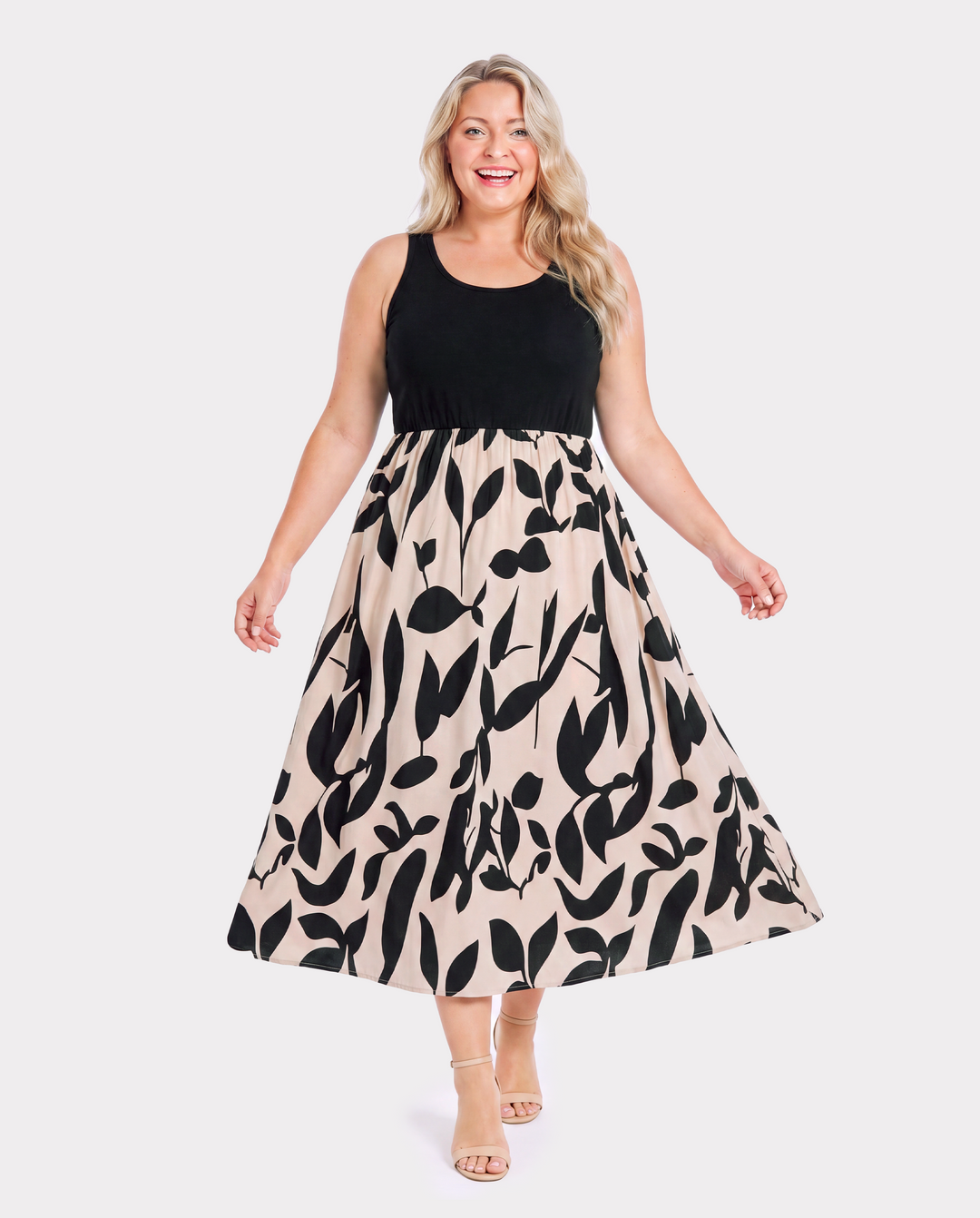 Passende Familien-Sets aus Blumenträgern mit gekreuztem Rücken und Colorblock-Top-Sets schwarz