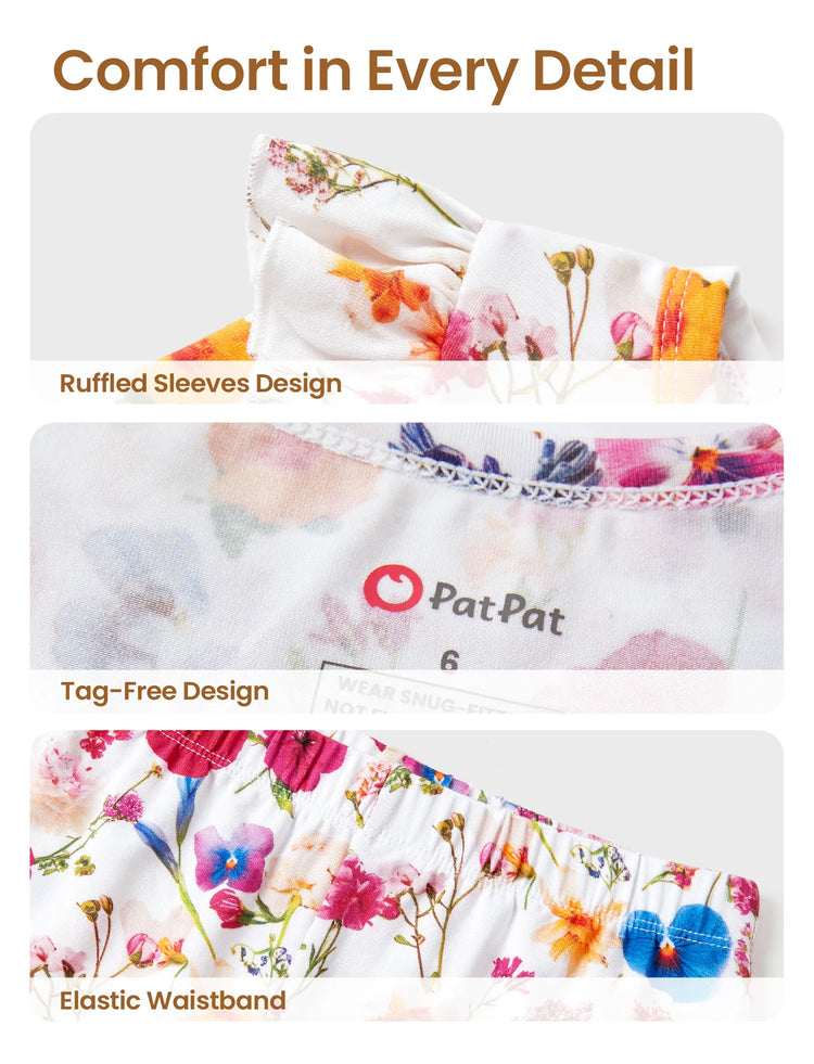 Pyjama d'Halloween pour tout-petits/enfants avec imprimé enfantin (1 pièce ajustée) Rose vif