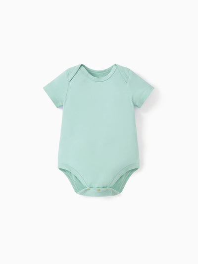 Bamboo Baby Boy/Girl Casual Romper Green
