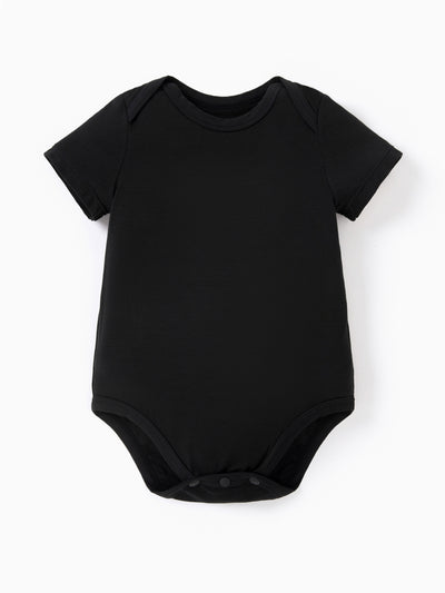 Bamboo Baby Boy/Girl Casual Romper Black
